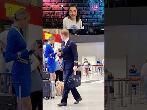 Pilots Stunned! Arina Looks Totally Different This Time #fashion #airport