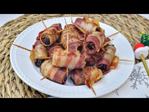 🌟 EL APERITIVO ESTRELLA PARA ESTA NAVIDAD 🎄 DÁTILES CON BACON!!!