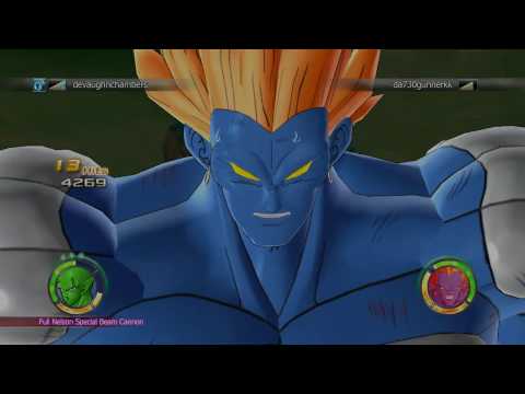 Dragon Ball Raging Blast 2 DeVaughnChambers vs da730gunnerkk Standard Team Battle