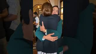 Ileana D Cruz Gives Tight Hug to her Friend Send Off Exclusive Visuals