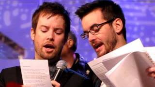 David and Andrew Cook Singing Christmas Carols