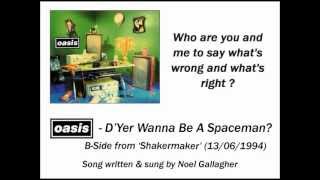 Oasis - D&#39;Yer Wanna Be A Spaceman? [HQ Audio + Lyrics]