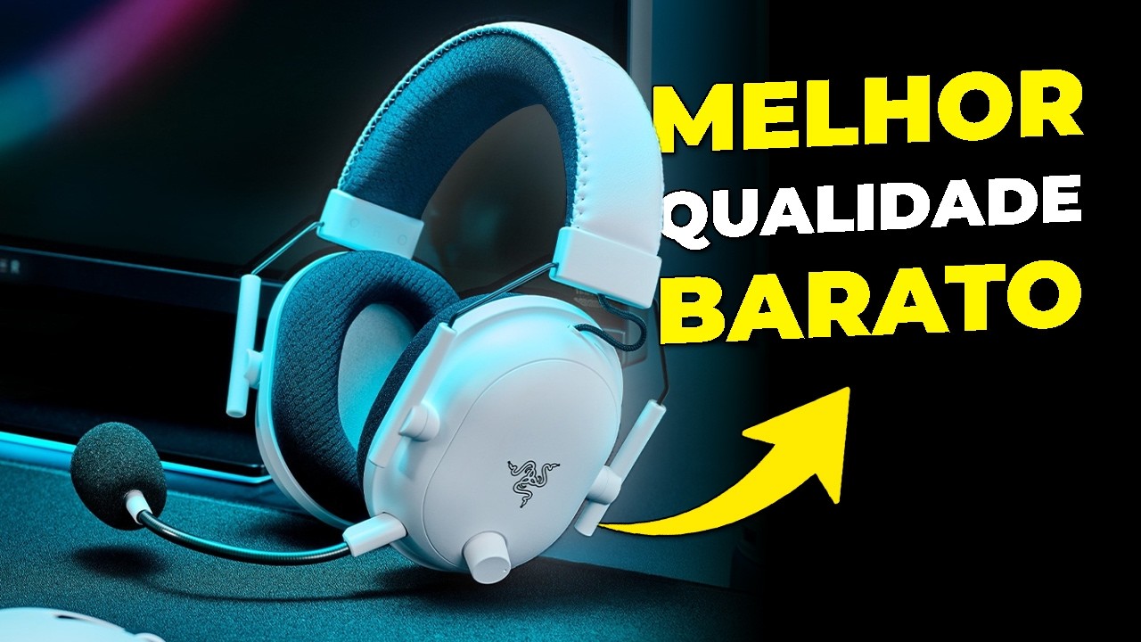 TOP MELHORES Headset Gamer BOM e BARATO Custo Beneficio 2024 (Melhor Áudio e Microfone)