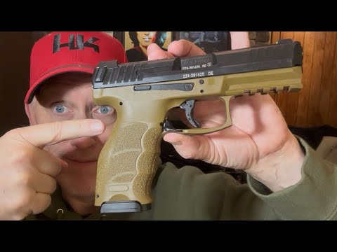 H\u0026K VP9 and Blackhawk Serpa 2 Holster (Desktop Review)