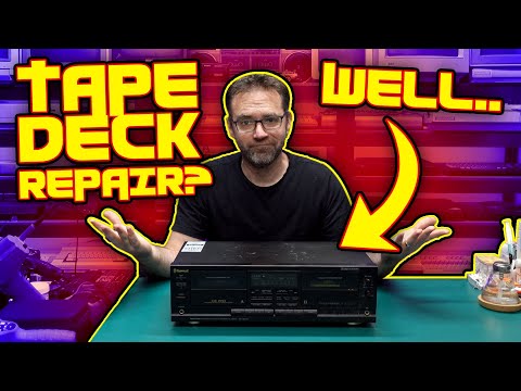 Cassette deck repair (almost) - early 90's Sherwood DD-3010C