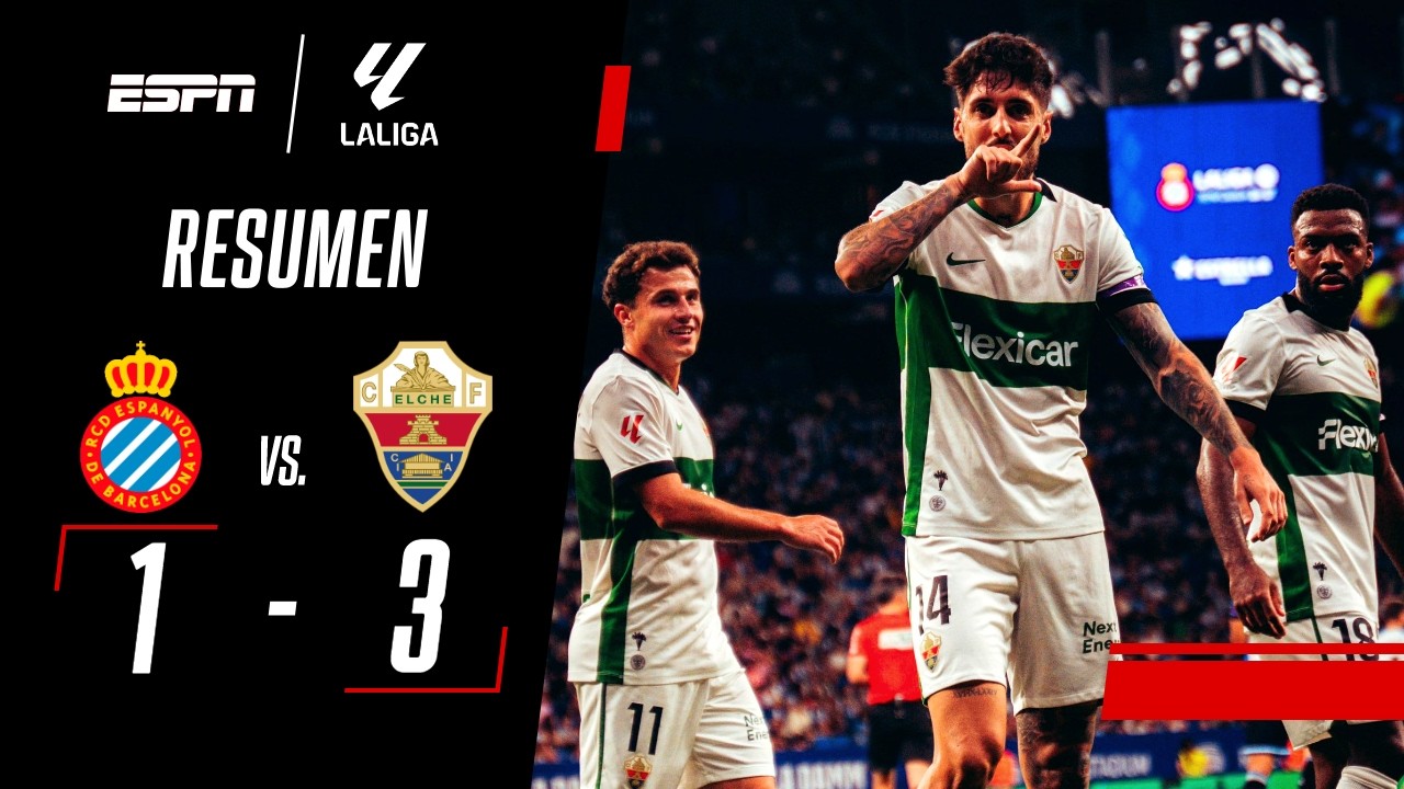 LO ECHARON A REDONDO PERO CON CEPEDA EL ELCHE GANÓ UN PARTIDAZO | Espanyol 1-3 Elche | RESUMEN