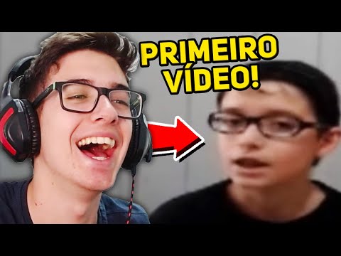 REAGINDO A MEU PRIMEIRO VÍDEO NO YOUTUBE ! (Muita Emoção)