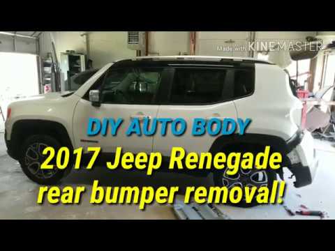 Rear bumper removal on a 2017 Jeep Renegade