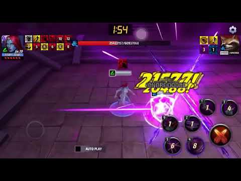 【MARVEL FUTURE FIGHT】MYSTIQUE LEVEL 70 PASS SHADOWLAND STAGE 110
