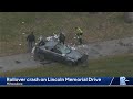 LIVE: News Chopper 12 is over a crash on Lincoln Memorial Drive in Milwaukee