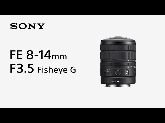 Vidéo SONY SEL FE 8-14mm f/3,5 G