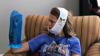 Funny kids high on anesthesia