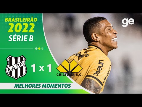 Gols e lances de Ponte Preta x Criciúma