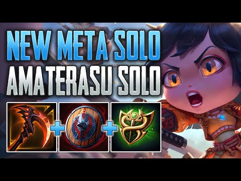 DOMINATING WITH THE NEW META SOLO! Amaterasu Solo Gameplay (SMITE Conquest)