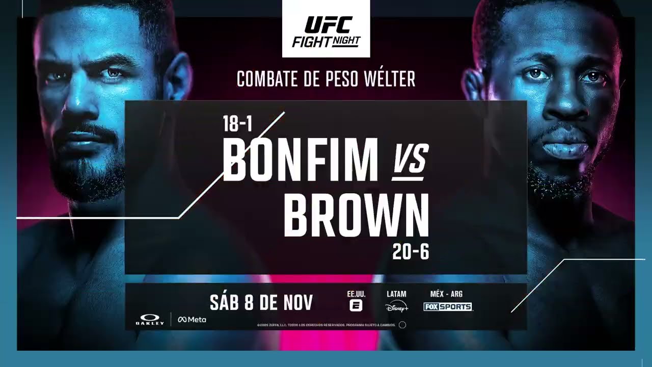 #UFCVegas111 Bonfim Finaliza a Williams