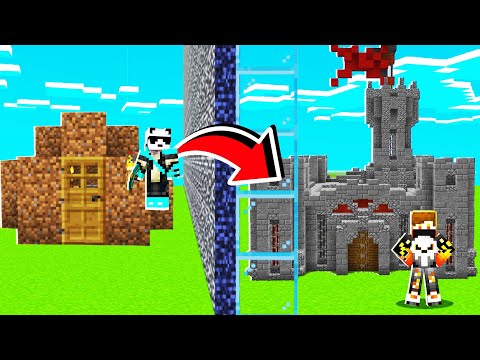 Noob Vs Pro -😨 Biggest Castle build challenge In Minecraft
