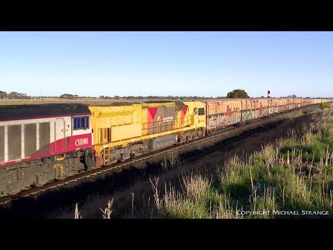 SCT 2PM9 With Aurizon Locomotive ACB4403 (27/6/2019) - PoathTV Australian Trains & Railways