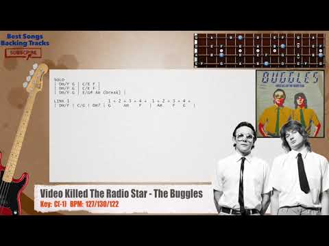 🎻 Video Killed The Radio Star - The Buggles Bass Backing Track with chords and lyrics