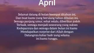 Download lagu Story wa bulan APRIL mp3 Download lagu Story wa bulan APRIL mp3
