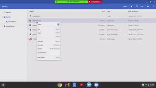 ChromeBook - Zipping Up Files