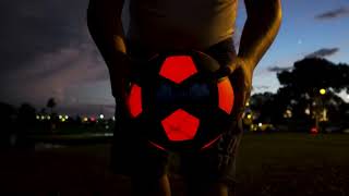 LED Light Up Glow in the Dark Soccer Ball  #1 Amazon Best Seller For Toys & Sports - Great Gift Idea