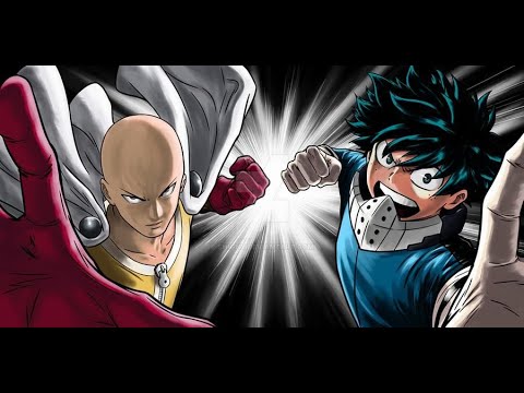 Deku 20% vs Saitama 2% sparring