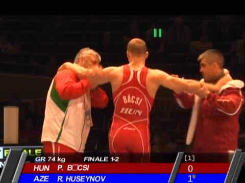 EC-2011 / HUSEYNOV Rafig - BÁCSI Péter (HUN) - GR 74 kg gold medal match