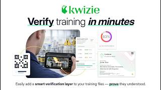 Test & Certify Training in Minutes | Kwizie Demo (No LMS Required)