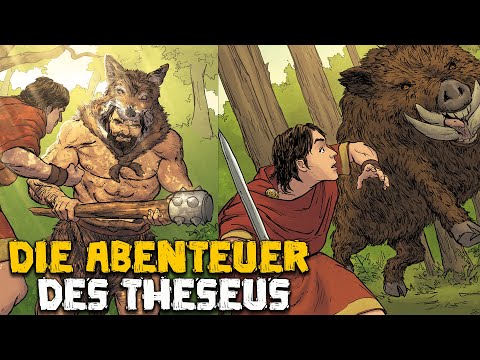 Die Abenteuer des Theseus - 2/3 - Griechische Mythologie - Geschichte und Mythologie Illustriert