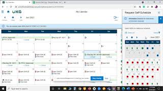 Kronos self scheduling and time off