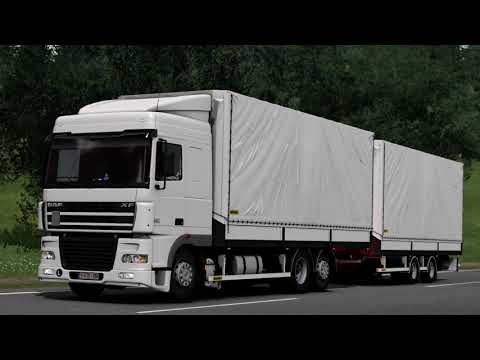 ETS2  DAF XF 95 430 Zgorzelec - Prague