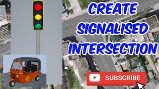 VISSIM Tutorial 5 - How to create Signalised Intersection in Vissim || Signal Design at Intersection