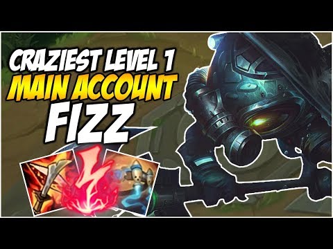 CRAZIEST LEVEL 1 ON FIZZ - Climb to Master S8, Diamond Promo | League of Legends