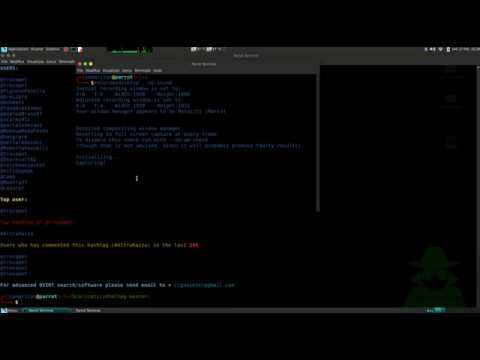 Twitter hashtag OSINT analysis with inteltag