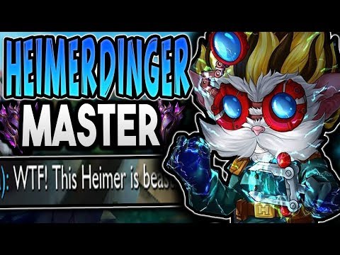 BEASTING BUFFED HEIMERDINGER IN MASTER TIER! 🚀 BEST HEIMERDINGER HIGHLIGHTS 🚀 - League of Legends