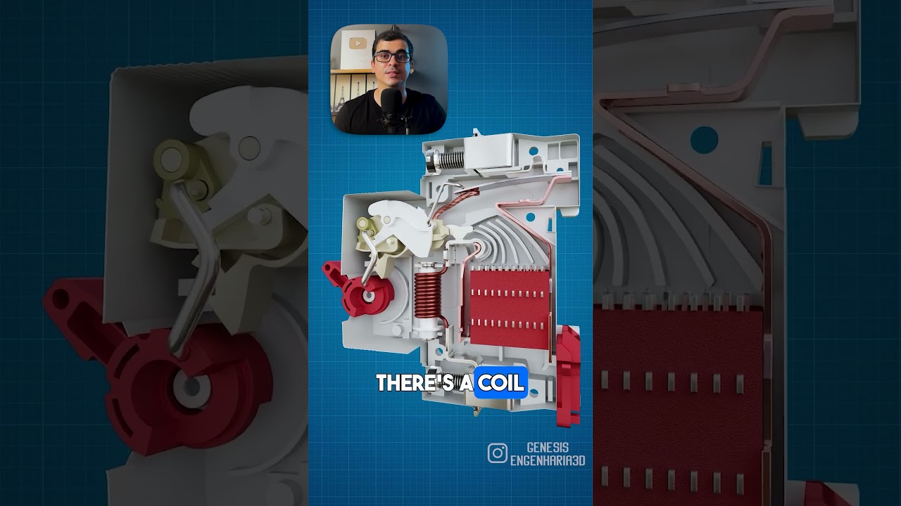 how the circuit breaker works #electrical #electric #electricity #engineering
