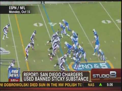 Chargers Being Investigated For Using "Stick-Um"