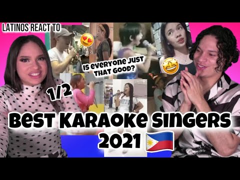 Latinos react to BEST Filipino AMATEUR SINGERS of 2021 (Karaoke Compilation) pt1