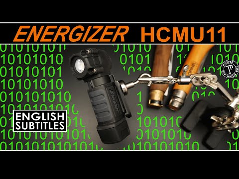 Energizer- On/Off budget flashlight with magnetic clip that happens to fit two knives