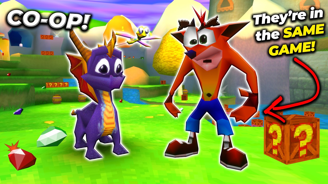 Crash & Spyro in The SAME Game - Spyro Co-op is HERE! - YouTube