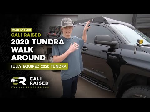 Cali Raised LED Fully Equipped 2020 Toyota Tundra Walk Around
