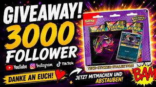 🎉 GIVEAWAY – 3.000 Follower Spezial 🎉 Erhabene Helden Mega Gengar Blister!