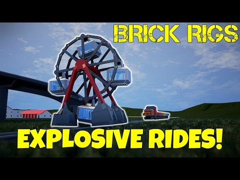 EXPLOSIVE CARNIVAL RIDES! - Brick Rigs Creations Gameplay - EP 16