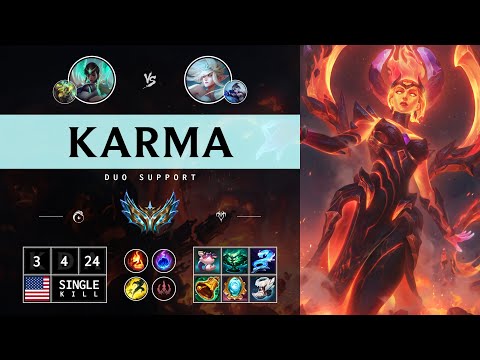 Karma Support vs Janna - NA Challenger Patch 14.12