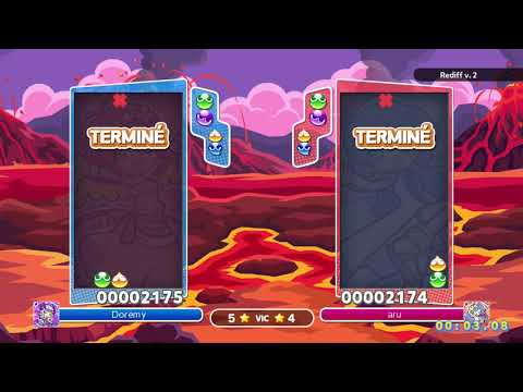 [Puyo Puyo Champions] Free Play Match: Doremy vs. aru (26-05-2019, Switch)