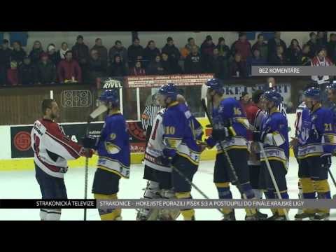 Bez komentáře: Lední hokej - semifinále play-off: Strakonice - Písek 5 : 3