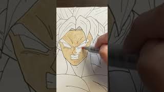 Drawing Broly - Full Power Super Saiyan DBS / ブロリーDBS描いてみた（Dragon ball super）