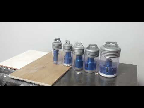 Test tanich chińskich otwornic diamentowych do gresu na szlifierkę - czy ma to sens ?