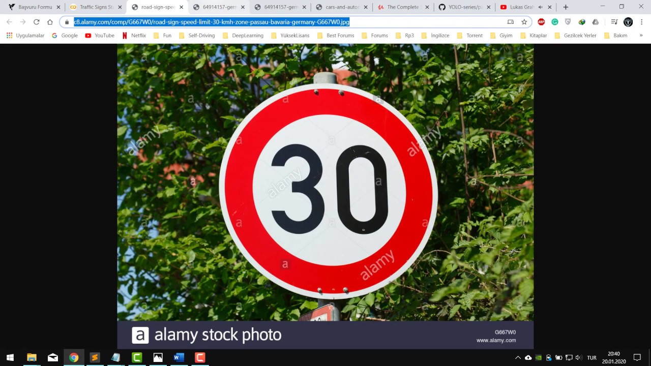 Traffic Sign Classifier using Google Colab