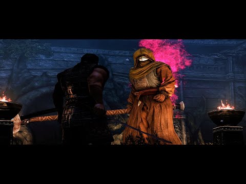 Skyrim Mod: Ghosts of Akavir Boss Fight | Akamizu